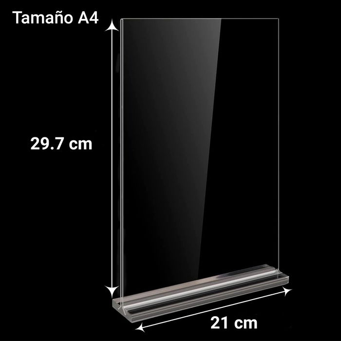 My Bar Porta Menus Sobremesa 21 x 29.7 cm (12 Unidades)