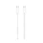Apple Cable de Carga USB-C a USB-C Trenzado 1m Blanco