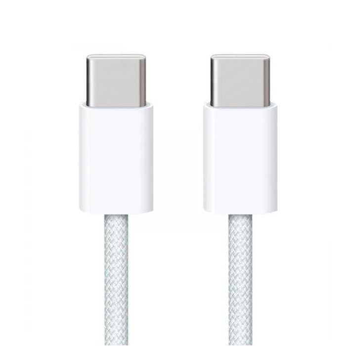 Apple Cable de Carga USB-C a USB-C Trenzado 1m Blanco