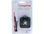 Innspiro Kit mecanismo reloj con manecillas plástico Eje 12mm
