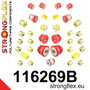 StrongFlex STF116269B Kit Completo De Silentblocks De Poliuretano Para Suspensión Mercedes CL C216 (06-14) RWD, Clase S W221 (05-13) RWD