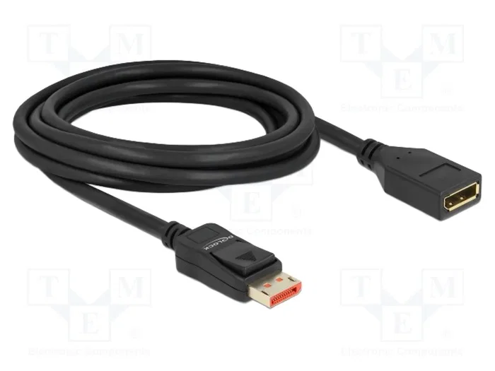 DeLOCK Cable de extensión DisplayPort 8K 60 Hz 3 m DeLOCK Cable de extensión DisplayPort 8K 60 Hz 3 m