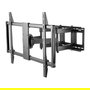 MANHATTAN Soporte de pared articulado para TV, pantallas de 60" a 100", carga 80 kg, VESA 200x200 a 900x600 mm, negro