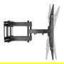 MANHATTAN Soporte de pared articulado para TV, pantallas de 60" a 100", carga 80 kg, VESA 200x200 a 900x600 mm, negro