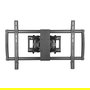 MANHATTAN Soporte de pared articulado para TV, pantallas de 60" a 100", carga 80 kg, VESA 200x200 a 900x600 mm, negro