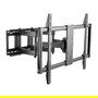 MANHATTAN Soporte de pared articulado para TV, pantallas de 60" a 100", carga 80 kg, VESA 200x200 a 900x600 mm, negro
