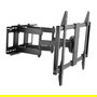MANHATTAN Soporte de pared articulado para TV, pantallas de 60" a 100", carga 80 kg, VESA 200x200 a 900x600 mm, negro