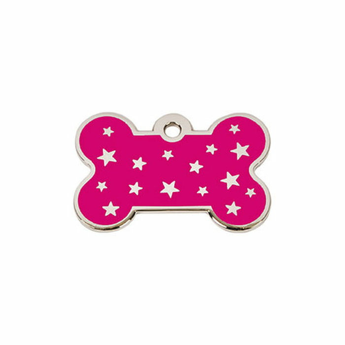Placa identificativa para collar Imarc PetScribe Passion Rosa Plata Placa identificativa para collar Imarc PetScribe Passion Rosa Plata