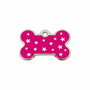 Placa identificativa para collar Imarc PetScribe Passion Rosa Plata