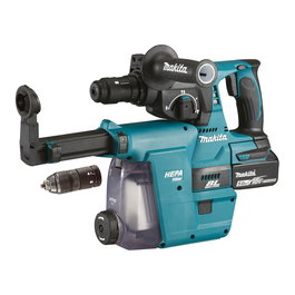 Makita DHR243RTJW Martillo Combinado SDS Plus 18V, 2 J, 950 RPM, 4700 ppm, Perforación en Hormigón Hasta 24 mm