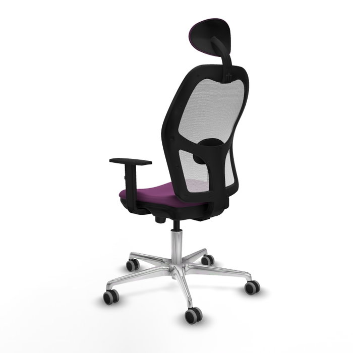 PIQUERAS Y CRESPO Silla de oficina Jorquera Morado y Blanco