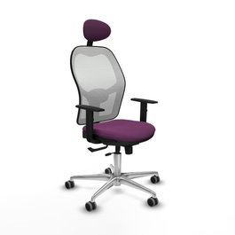 PIQUERAS Y CRESPO Silla de oficina Jorquera Morado y Blanco
