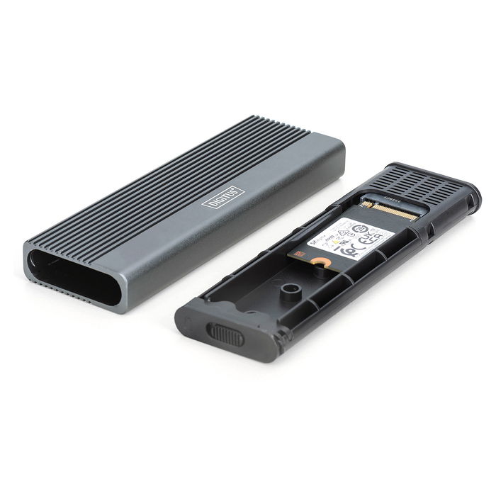 Digitus DA-71156 Caja Externa para SSD M.2 NVMe y SATAIII de Aluminio USB 3.1 Gen2 10Gbps