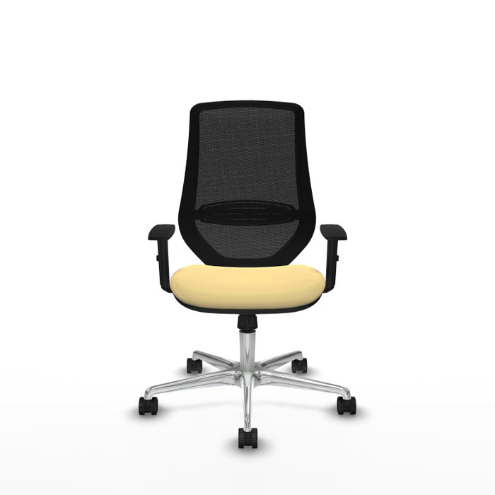 PIQUERAS Y CRESPO Silla de oficina Mardos con mecanismo Sincro, Crema y Negro PIQUERAS Y CRESPO Silla de oficina Mardos con mecanismo Sincro, Crema y Negro