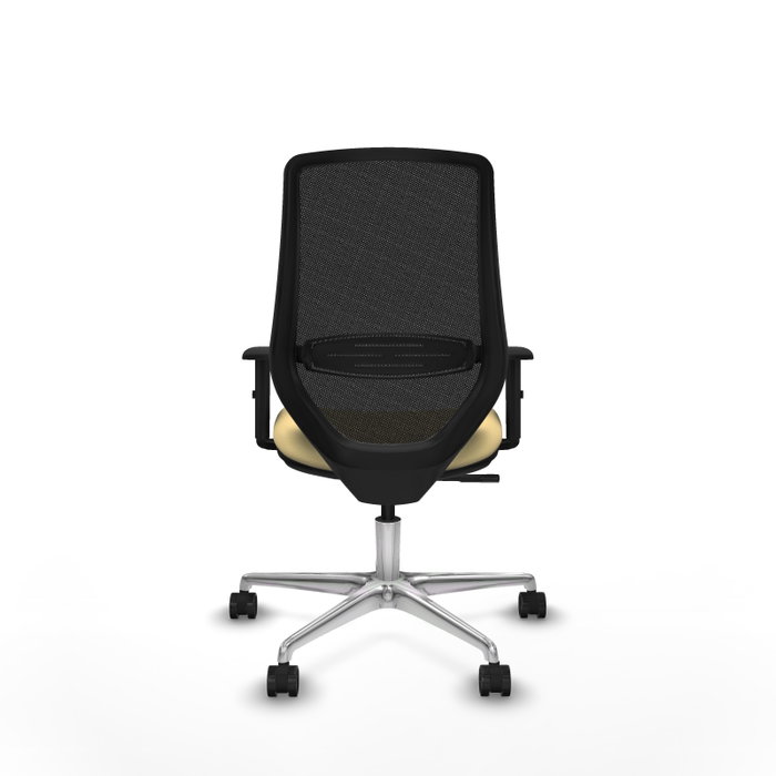 PIQUERAS Y CRESPO Silla de oficina Mardos con mecanismo Sincro, Crema y Negro PIQUERAS Y CRESPO Silla de oficina Mardos con mecanismo Sincro, Crema y Negro