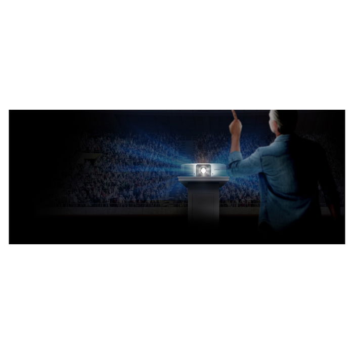 Epson EB-PU1008W Proyector 3LCD Láser, 8500 Lúmenes ANSI, Resolución WUXGA 1920x1200, Relación 16:10, Blanco