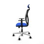 PIQUERAS Y CRESPO Silla de oficina Motilla Azul y Negro