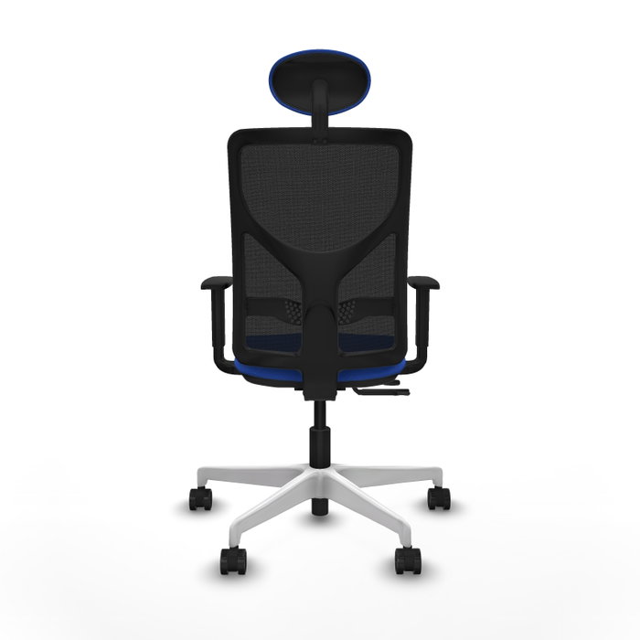 PIQUERAS Y CRESPO Silla de oficina Motilla Azul y Negro