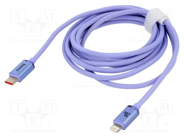 BASEUS Cable USB-C a Lightning 2m Azul BASEUS Cable USB-C a Lightning 2m Azul