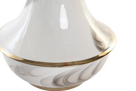 DKD Home Decor Tibor Moderno Bicolor Dorado 17 x 27 x 17 cm (4 Unidades)