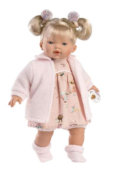 Llorens Muñeca Aitana Llorona con Chupete 33 cm