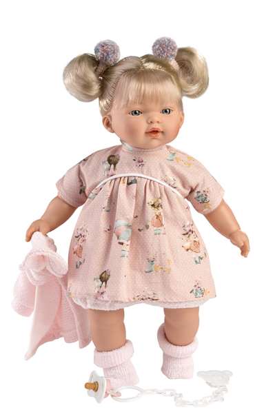 Llorens Muñeca Aitana Llorona con Chupete 33 cm