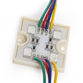 Módulo LED 1.44W 90Lm 4 LEDs SMD5050 RGB