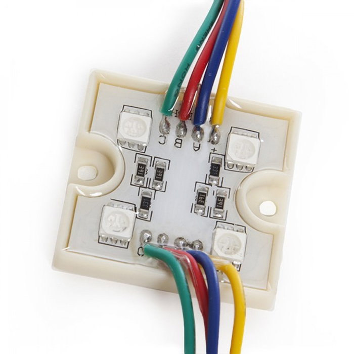 Módulo LED 1.44W 90Lm 4 LEDs SMD5050 RGB Módulo LED 1.44W 90Lm 4 LEDs SMD5050 RGB
