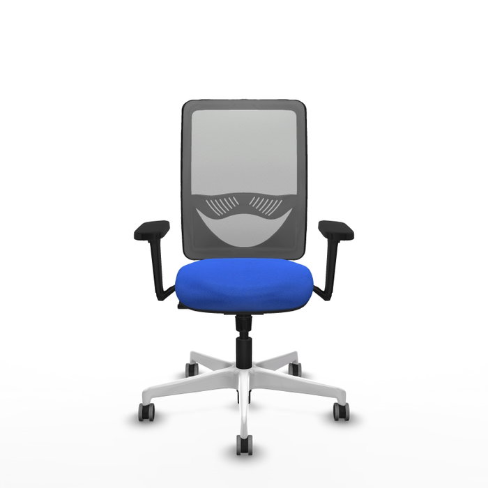 PIQUERAS Y CRESPO Silla de oficina Zulema con mecanismo Sincro, Azul y Gris PIQUERAS Y CRESPO Silla de oficina Zulema con mecanismo Sincro, Azul y Gris