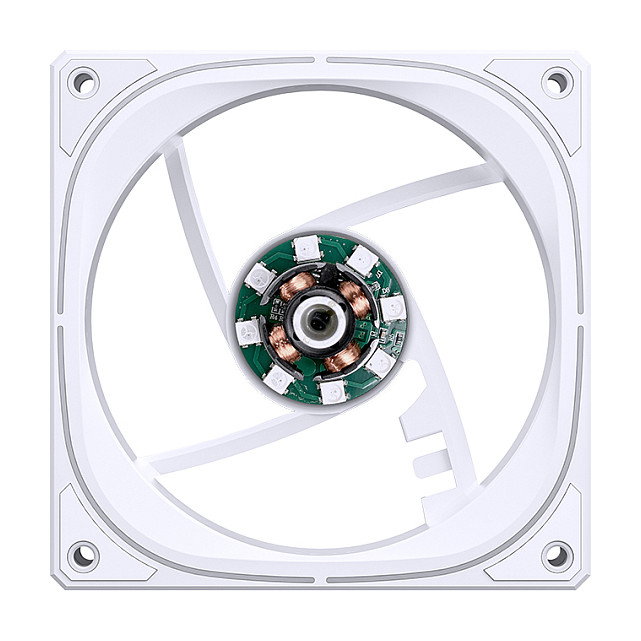 Jonsbo FR-505 ARGB PWM Lüfter 120mm - blanco