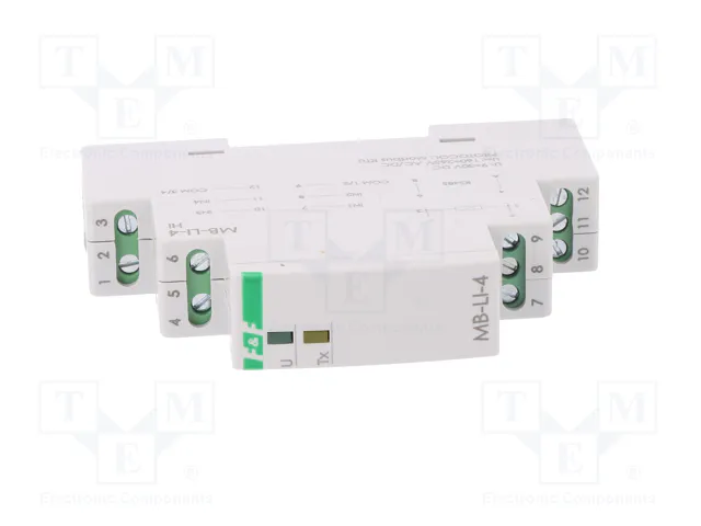 F&F Contador Electrónico de Impulsos RS485 Modbus RTU IP20