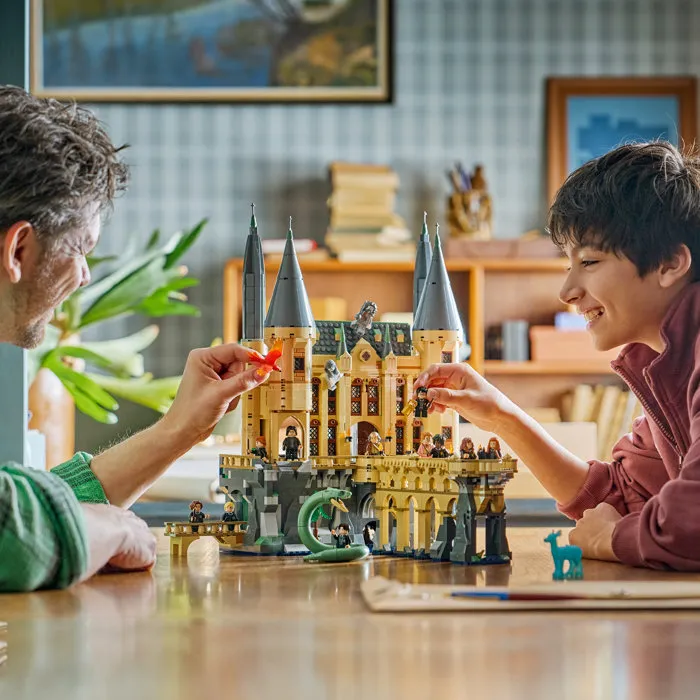 Lego Harry Potter 76473 Castillo de Hogwarts: Ala Este - Set del 10.º aniversario para decorar
