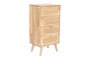 DKD Home Decor Cajonera Scandi Natural 93 x 40 x 30 cm | 4 Cajones