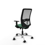 PIQUERAS Y CRESPO Silla de oficina Zulema Verde esmeralda y Gris
