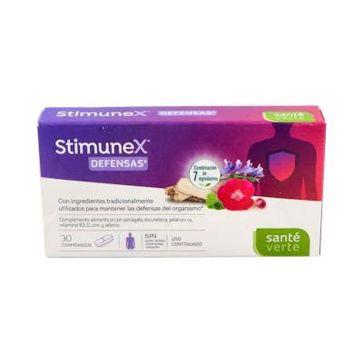 SANTE VERTE Stimunex Defensas 30 Comp SANTE VERTE Stimunex Defensas 30 Comp