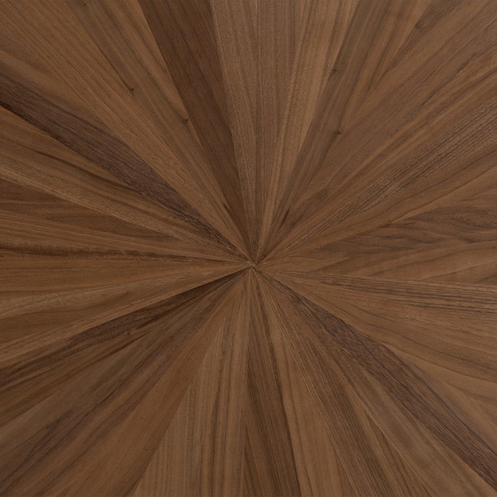 Mesa Comedor Natural-Negro Dm-Metal 178 X 80 X 77 cm