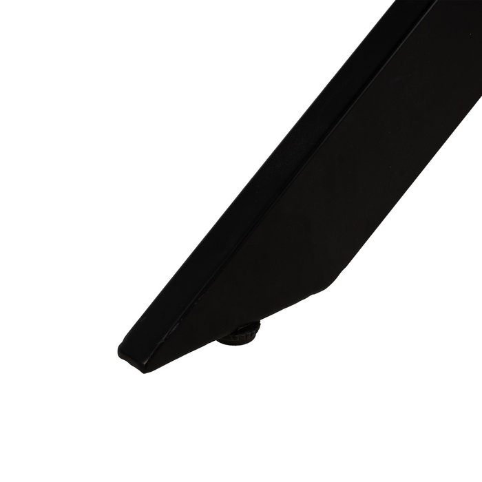 Mesa Comedor Natural-Negro Dm-Metal 178 X 80 X 77 cm