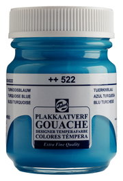 Talens Témpera Extra Fina Azul Turquesa 522, 50 ml