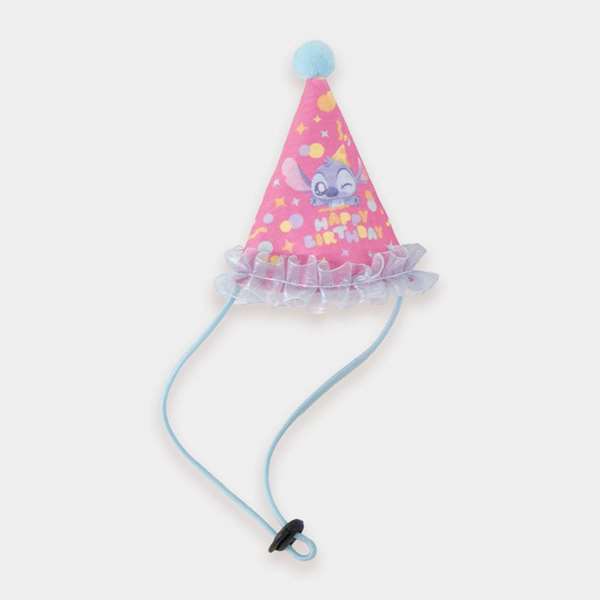 Disney Stitch Set para mascotas cumpleaños 16.0 x 26.4 x 10.5 cm Rosa