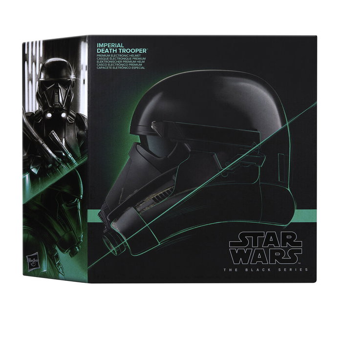 Hasbro Casco Death Trooper Imperial Réplica Electrónica con Efectos de Sonido - Licencia Lucasfilm Star Wars Rogue One - Para Coleccionistas Adultos (+14 Años)