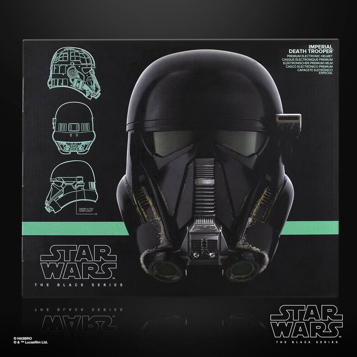 Hasbro Star Wars The Black Series Casco Electrónico Imperial Death Trooper Replica 1:1 Hasbro Star Wars The Black Series Casco Electrónico Imperial Death Trooper Replica 1:1