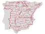Faibo Plantilla Mapa España 15x12,5 cm (3 Unidades)