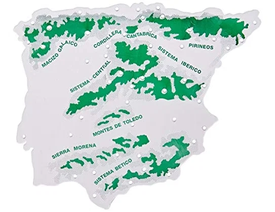 Faibo Plantilla Mapa España 15x12,5 cm (3 Unidades)