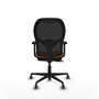 PIQUERAS Y CRESPO Silla de oficina Jorquera Sincro/Traslack Naranja y Negro