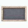 Aberto Design AA049 Pizarra de Madera de Abeto Color Nogal, Hecha a Mano, 100 x 60 x 4 cm