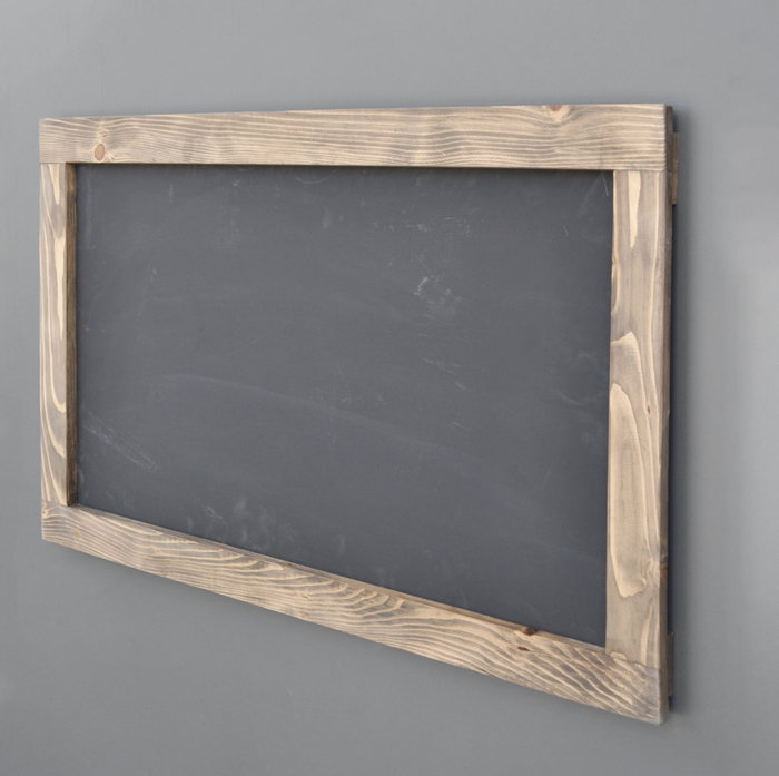 Aberto Design AA049 Pizarra de Madera de Abeto Color Nogal, Hecha a Mano, 100 x 60 x 4 cm Aberto Design AA049 Pizarra de Madera de Abeto Color Nogal, Hecha a Mano, 100 x 60 x 4 cm