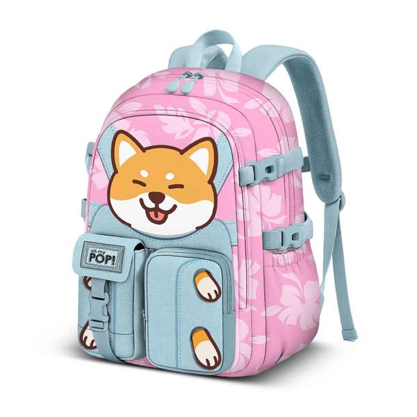 Omp! Mochila Haru Shiby Rosa 40x27x15cm Poliéster dos Compartimentos Omp! Mochila Haru Shiby Rosa 40x27x15cm Poliéster dos Compartimentos