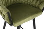 DKD Home Decor Taburete Moderno Verde Negro 58 x 101 x 53 cm