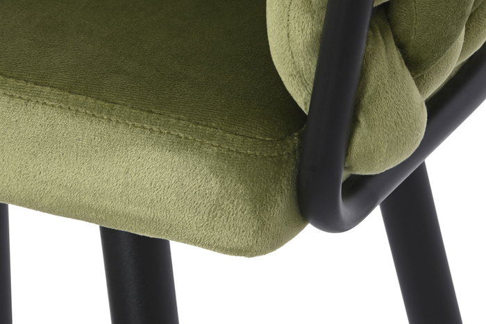 DKD Home Decor Taburete Moderno Verde Negro 58 x 101 x 53 cm