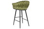 DKD Home Decor Taburete Moderno Verde Negro 58 x 101 x 53 cm